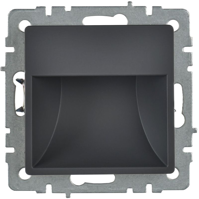 BRITE Подсветка светодиодная встраиваемая ПЛ20-БрГ графит IEK