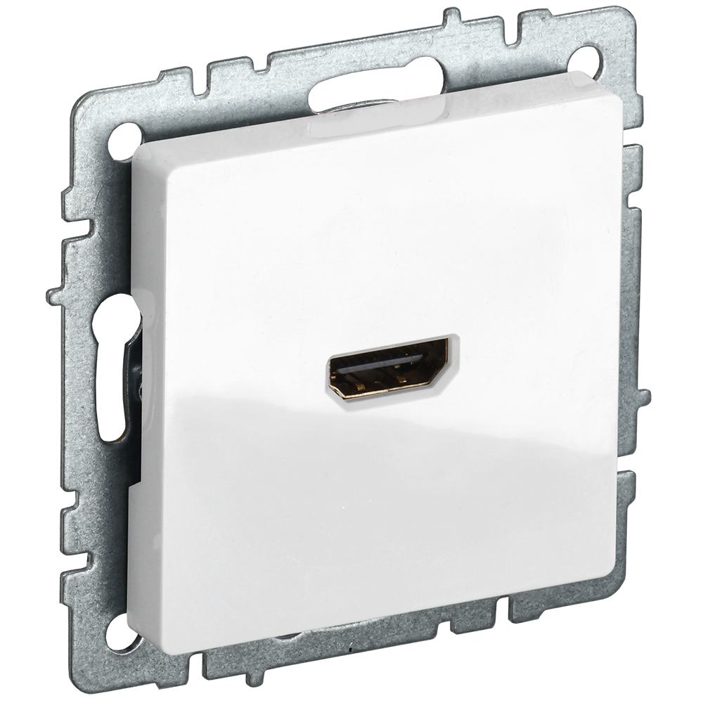 BRITE Розетка HDMI РHDMI-0-БрБ белый IEK