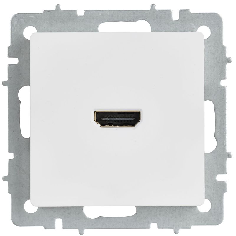 BRITE Розетка HDMI РHDMI-0-БрАБ арктический белый IEK