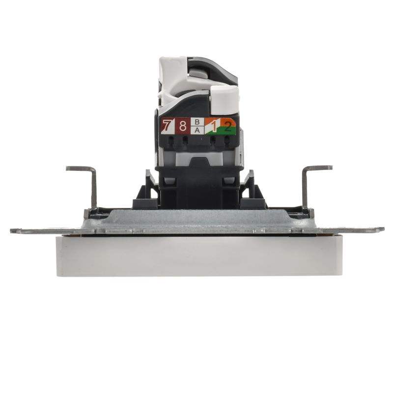 BRITE Розетка компьютерная RJ45 кат.5E РК10-БрБ белый