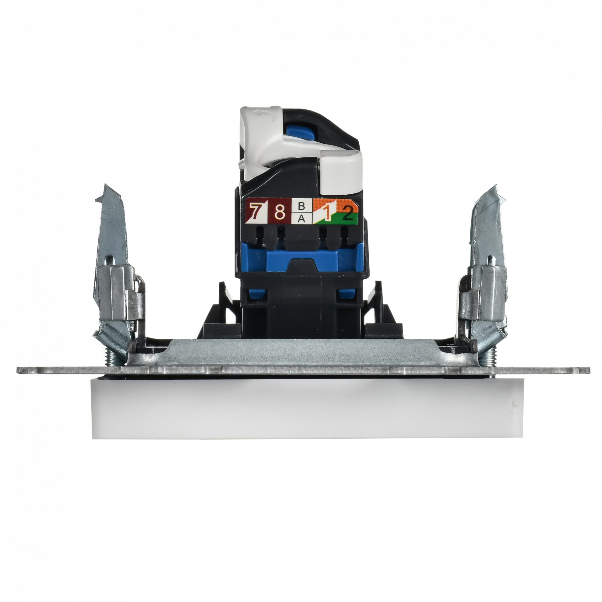 BRITE Розетка компьютерная RJ45 кат.5E РК10-БрАБ арктический белый IEK