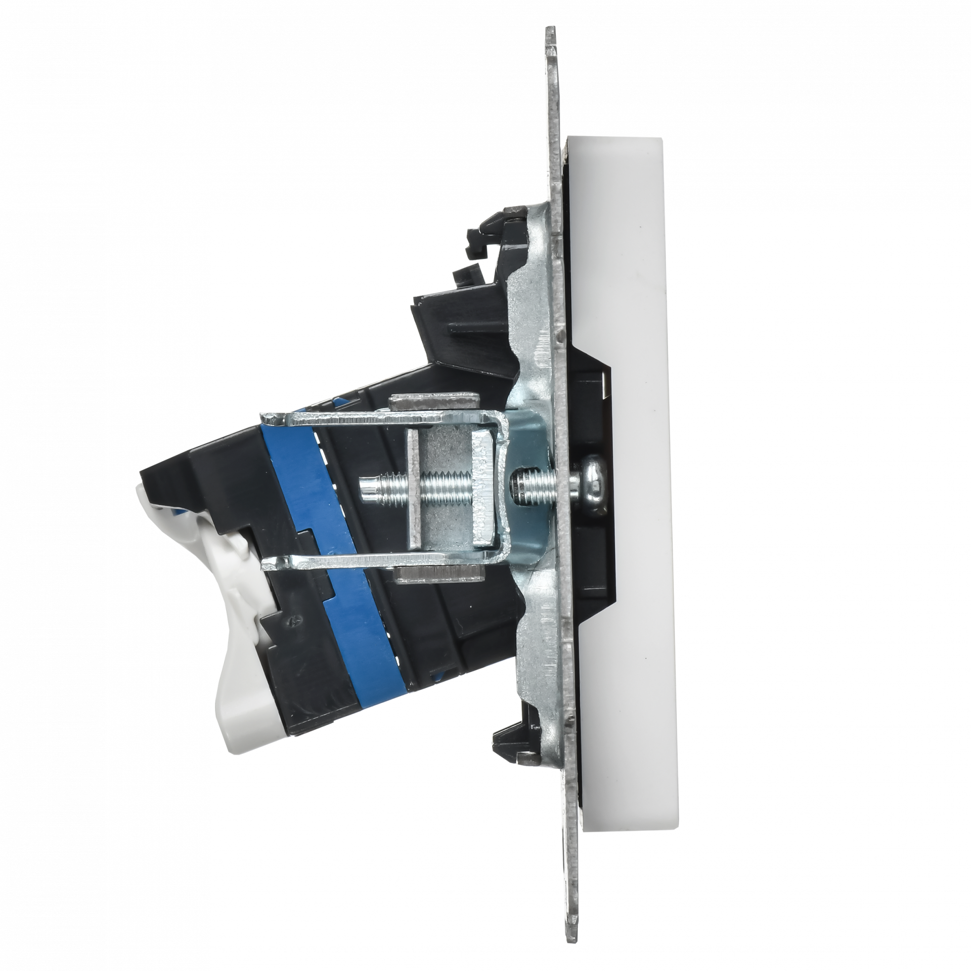 BRITE Розетка компьютерная RJ45 кат.5E РК10-БрАБ арктический белый IEK