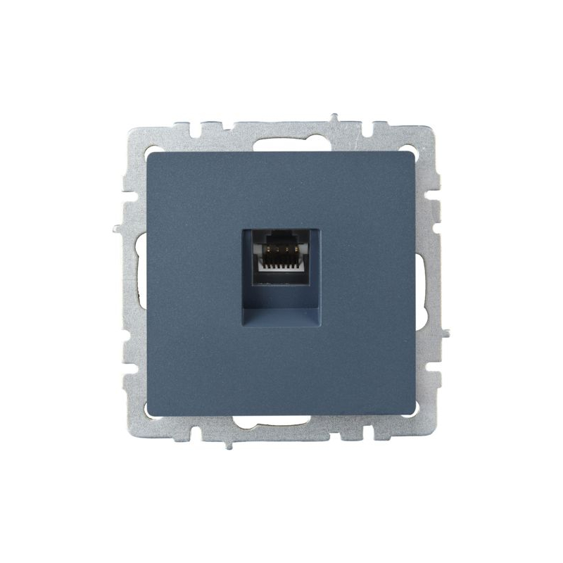 BRITE Розетка компьютерная RJ45 кат.6 РК11-БрМ маренго IEK