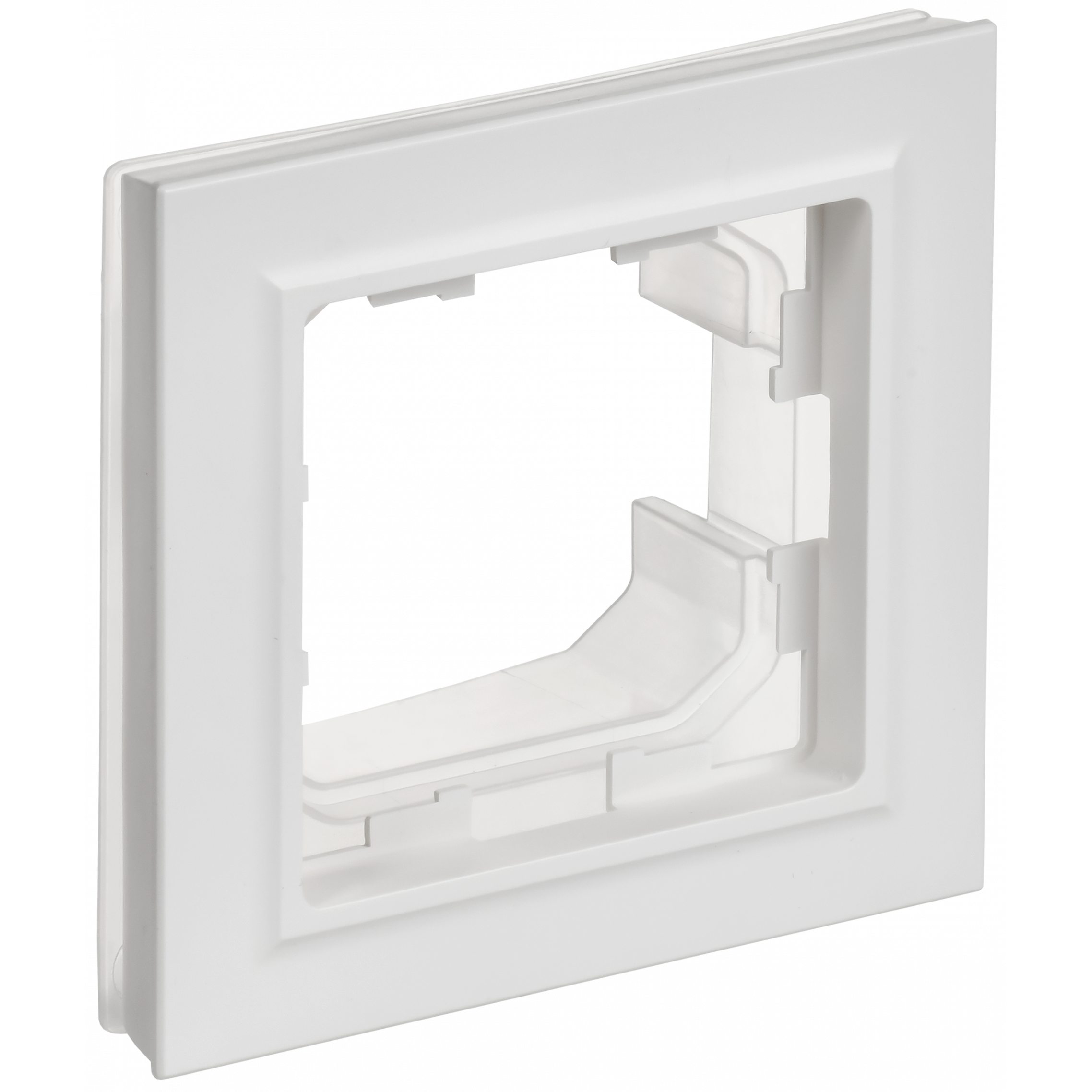 BRITE Рамка 1-местная IP44 РУ-1-БрАБ-44 арктический белый IEK