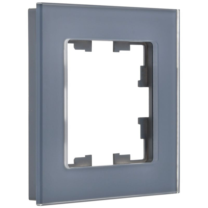 BRITE Рамка 1-местная РУ-1-2-Бр стекло маренго матовый IEK