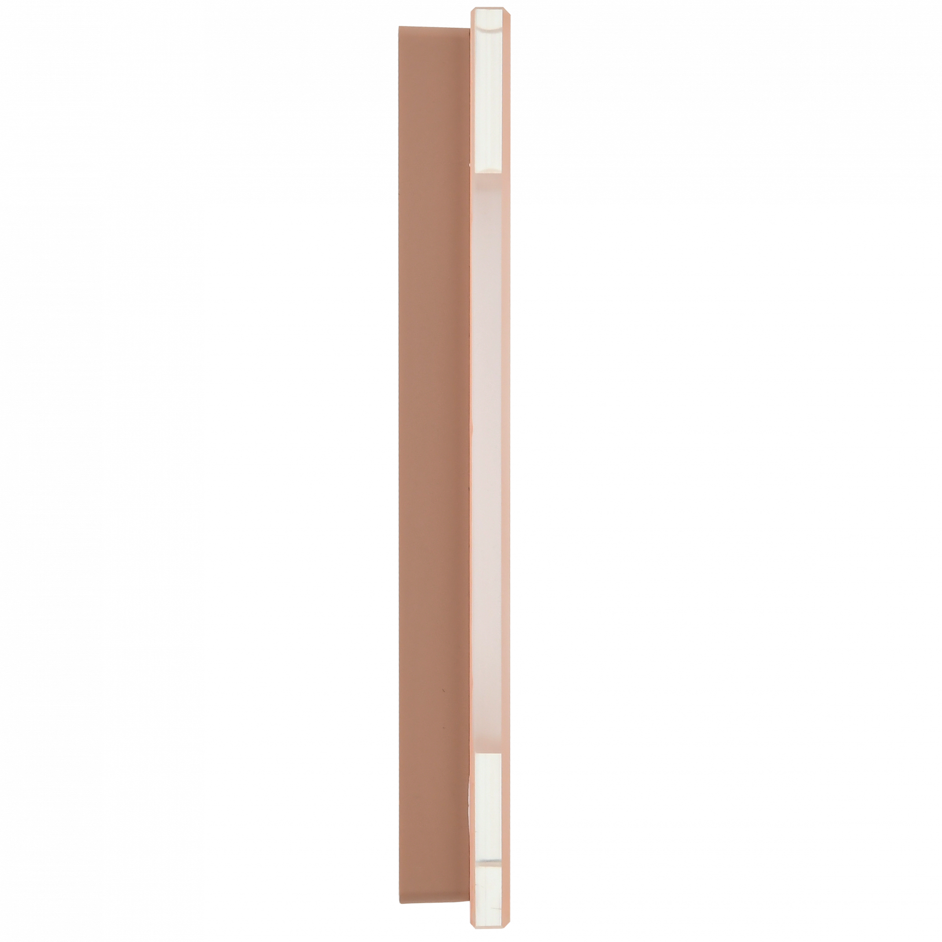 BRITE Рамка 1-местная РУ-1-2-БрП стекло персиковый матовый IEK