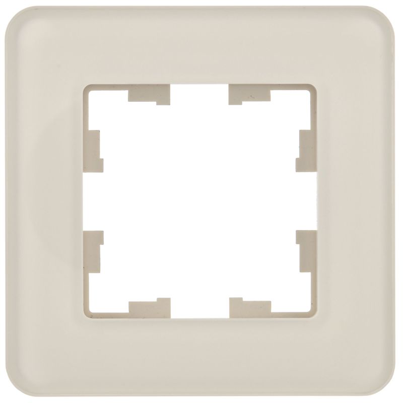 BRITE Рамка 1-местная РУ-1-2-Бр стекло песчаный RE IEK