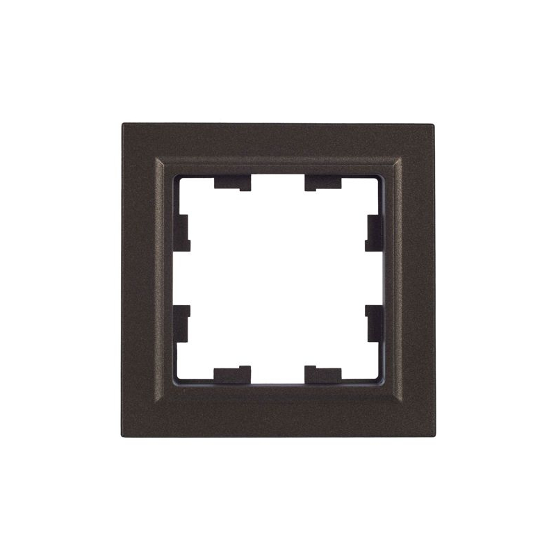 BRITE Рамка 1-местная РУ-1-БрТБ темная бронза IEK