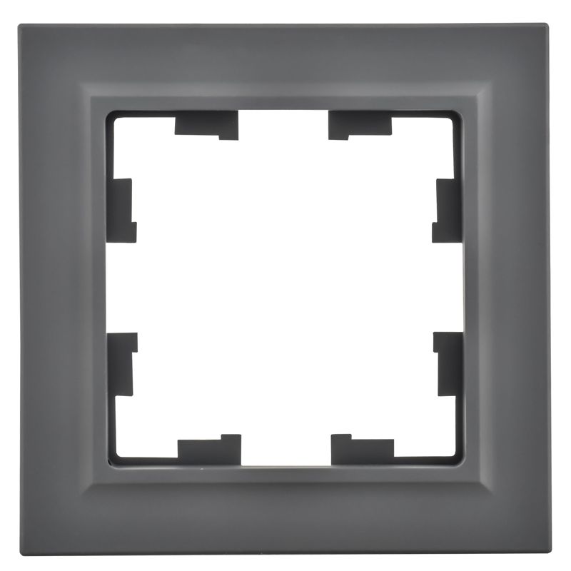 BRITE Рамка 1-местная РУ-1-БрГ графит IEK