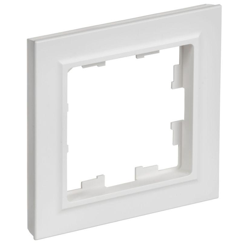 BRITE Рамка 1-местная РУ-1-БрАБ арктический белый IEK