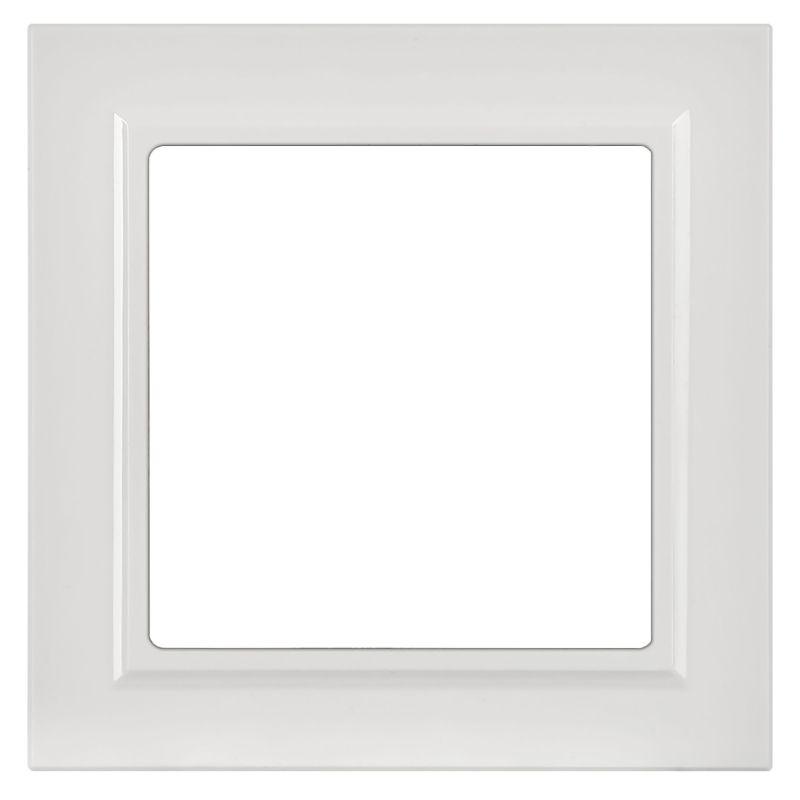 BRITE Рамка 1-местная РУ-1-БрАБ арктический белый IEK