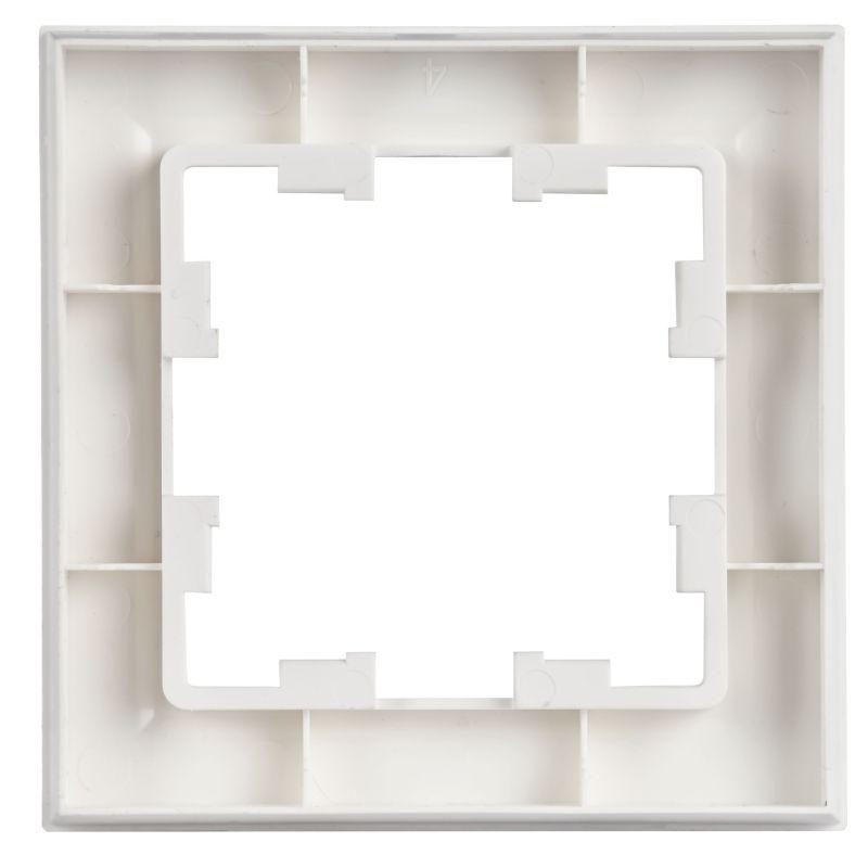 BRITE Рамка 1-местная РУ-1-БрАБ арктический белый IEK