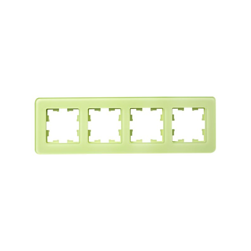 BRITE Рамка 4-местная РУ-4-2-Бр стекло эко грин RE IEK