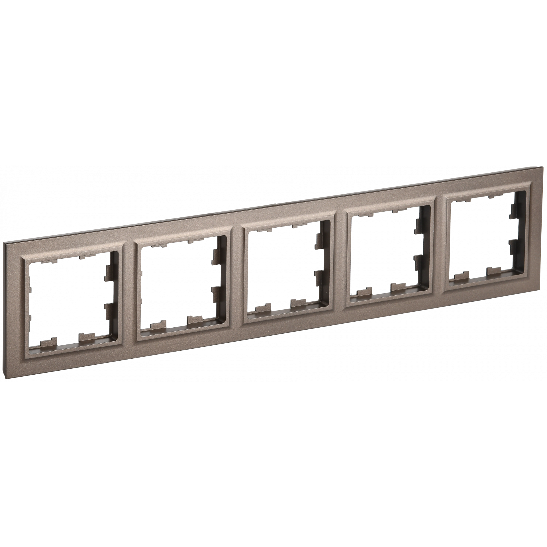 BRITE Рамка 5-местная РУ-5-БрТБ темная бронза IEK