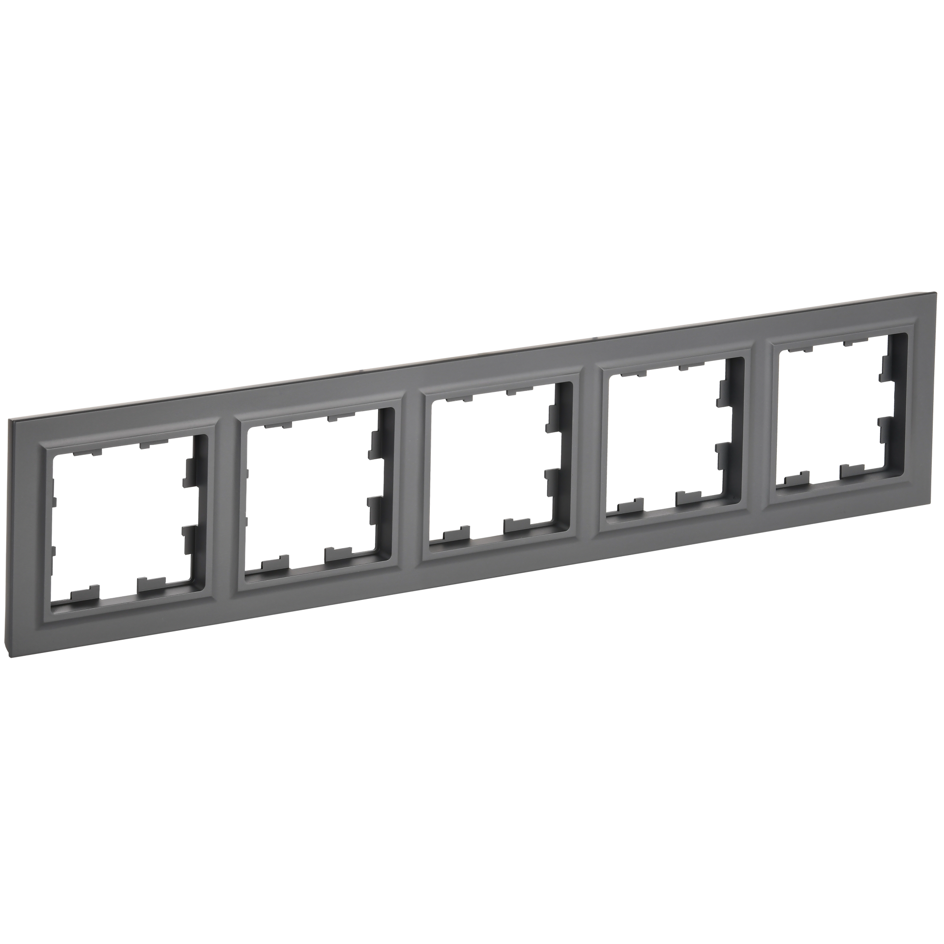 BRITE Рамка 5-местная РУ-5-БрГ графит IEK
