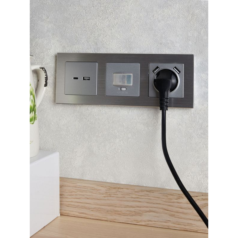 BRITE Датчик движения ДС10-1-БрА алюминий IEK