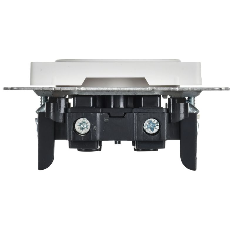 BRITE Розетка 1-местная без заземления без защитных шторок 10А РС10-1-0-БрАБ арктический белый IEK