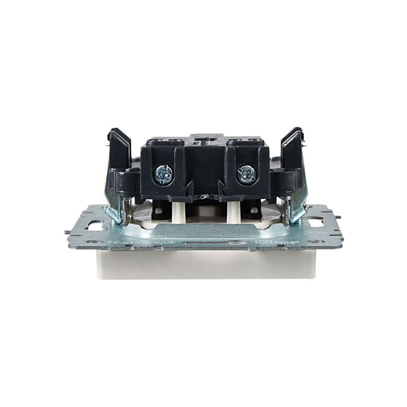 BRITE Розетка 1-местная без заземления с защитными шторками 10А РСш10-2-БрЖ жемчуг IEK