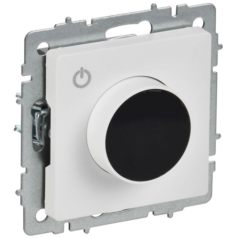 BRITE Термостат электронный с индикацией ТС10-1-БрАБ арктический белый IEK