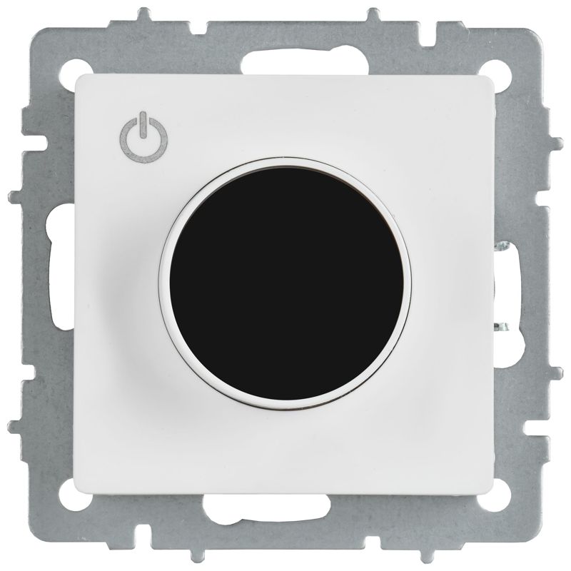 BRITE Термостат электронный с индикацией ТС10-1-БрАБ арктический белый IEK