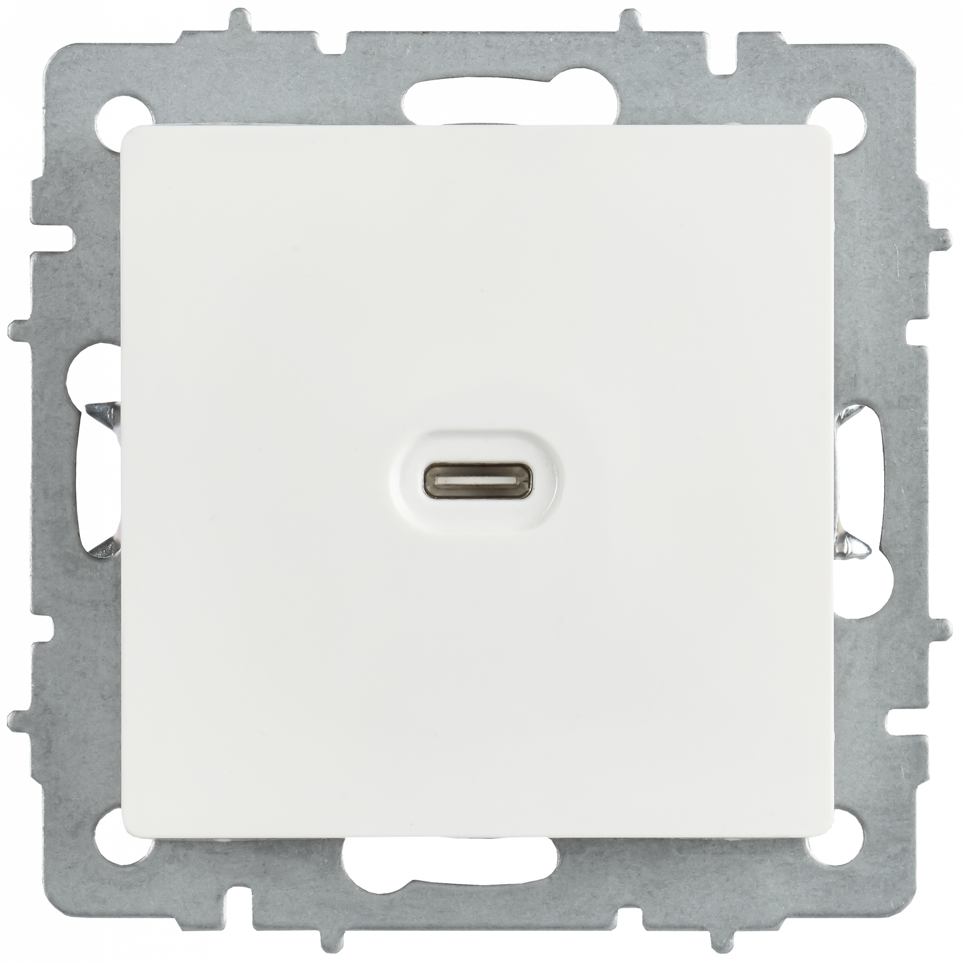 BRITE Розетка USB C 65Вт высокоскоростная зарядка РЮ12-1-БрБ белый IEK
