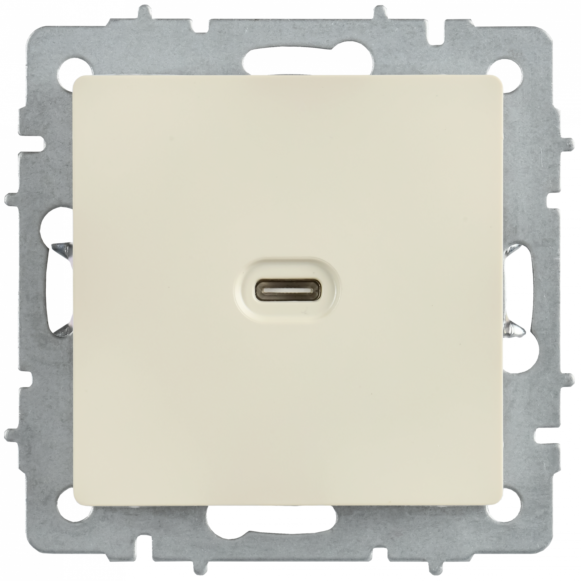 BRITE Розетка USB C 65Вт высокоскоростная зарядка РЮ12-1-БрКр бежевый IEK