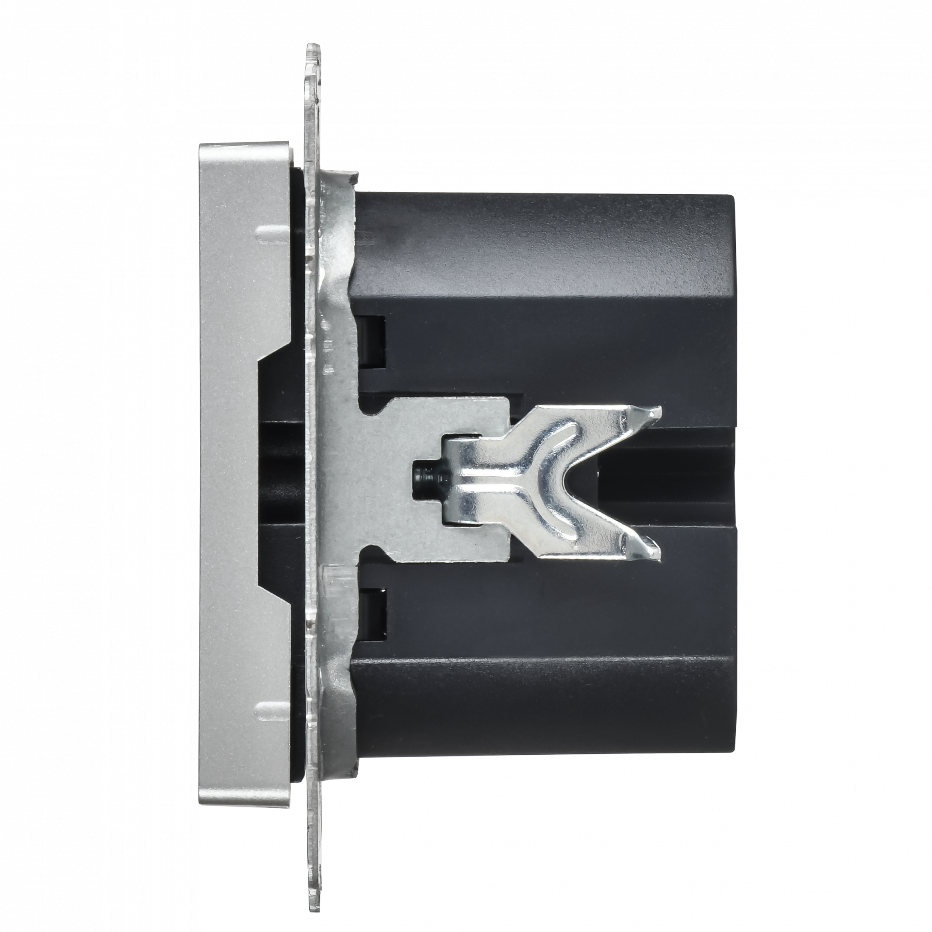 BRITE Розетка USB C 65Вт высокоскоростная зарядка РЮ12-1-БрА алюминий IEK