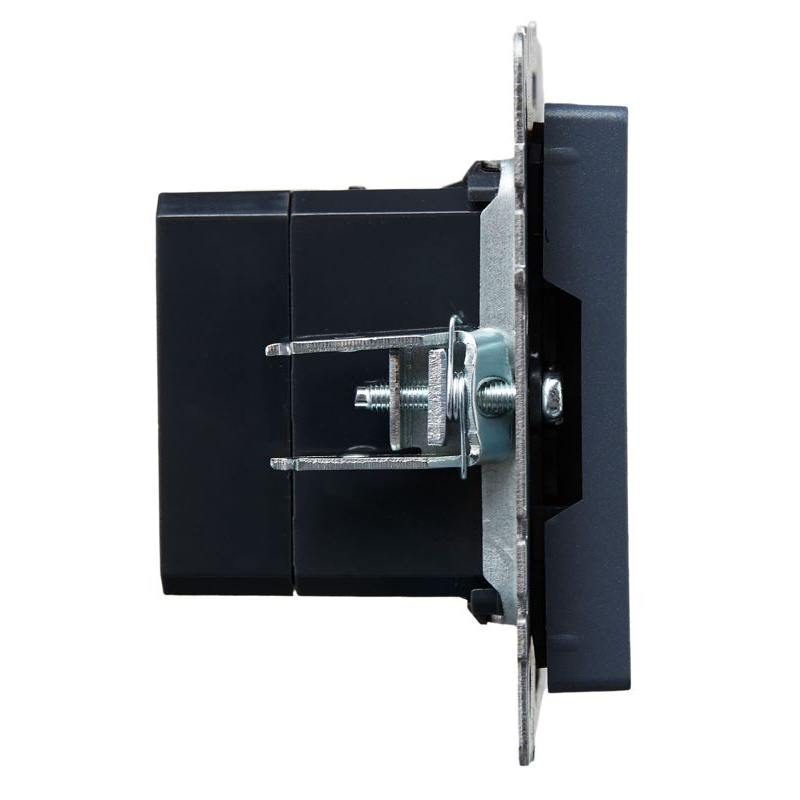 BRITE Розетка USB A+A 5В 3,1А РЮ10-1-БрМ маренго IEK