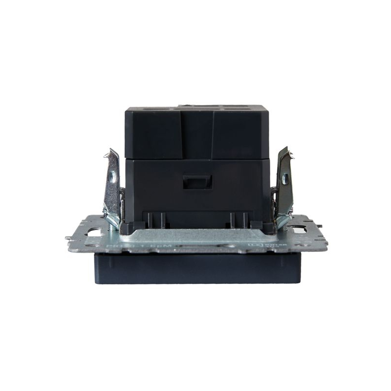 BRITE Розетка USB A+A 5В 3,1А РЮ10-1-БрМ маренго IEK