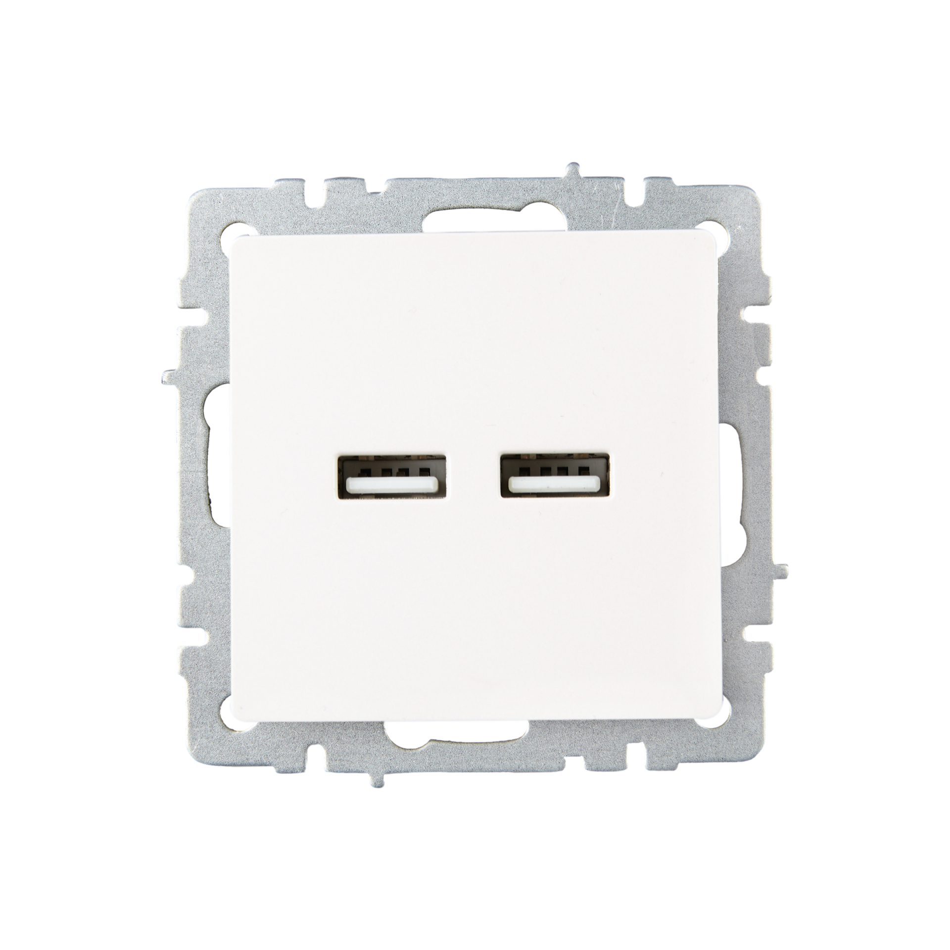 BRITE Розетка USB A+A 5В 3,1А РЮ10-1-БрЖ жемчуг IEK