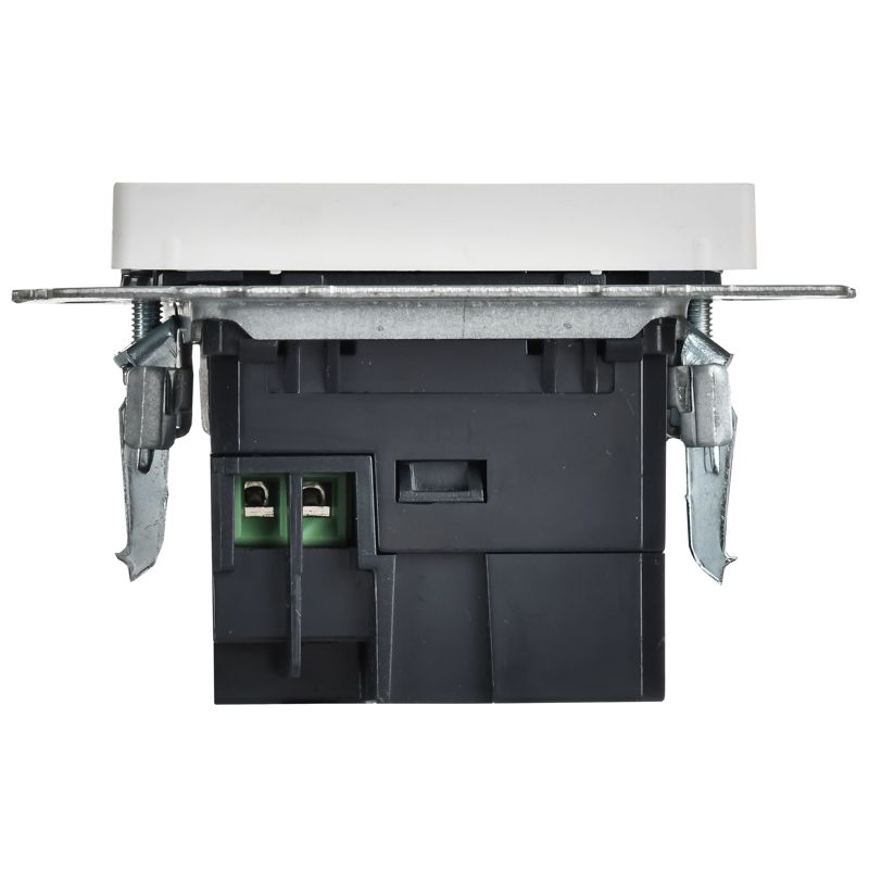 BRITE Розетка USB A+A 5В 3,1А РЮ10-1-БрАБ арктический белый IEK