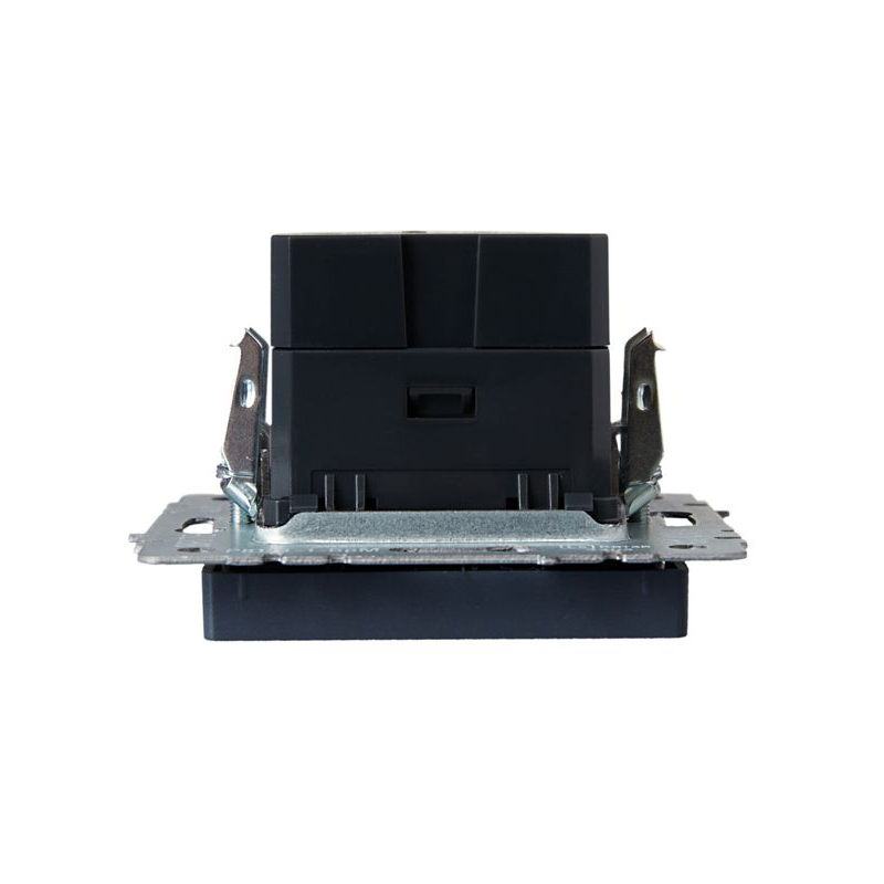 BRITE Розетка USB A+C 18Вт РЮ11-1-БрМ маренго IEK