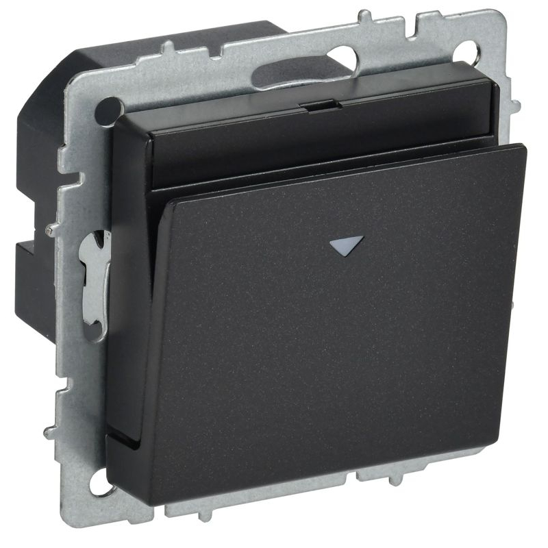 BRITE Выключатель карточный 30А ВС10-1-8-БрЧ черный IEK