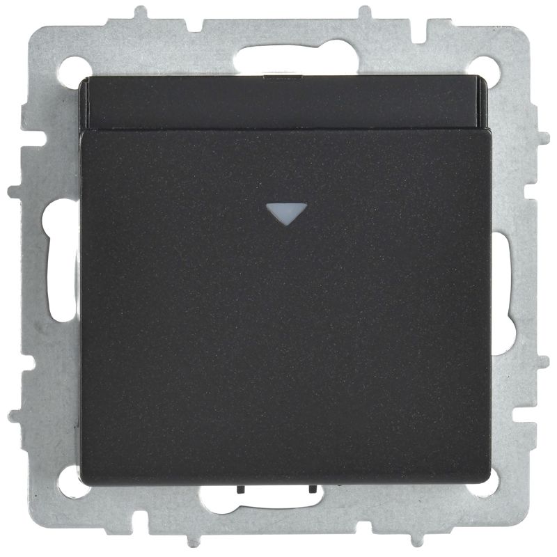 BRITE Выключатель карточный 30А ВС10-1-8-БрЧ черный IEK