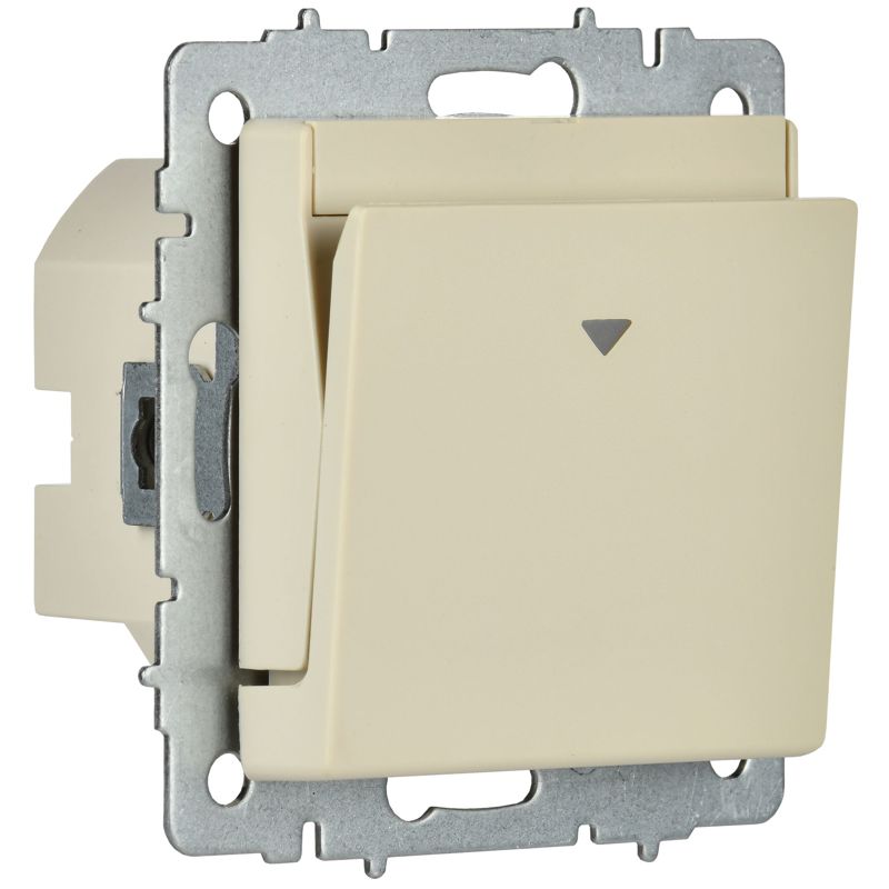 BRITE Выключатель карточный 30А ВС10-1-8-БрКр бежевый IEK