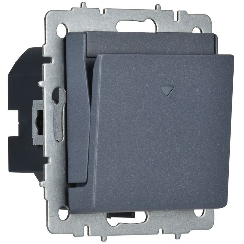 BRITE Выключатель карточный 30А ВС10-1-8-БрМ маренго IEK