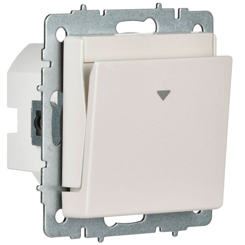 BRITE Выключатель карточный 30А ВС10-1-8-БрЖ жемчуг IEK