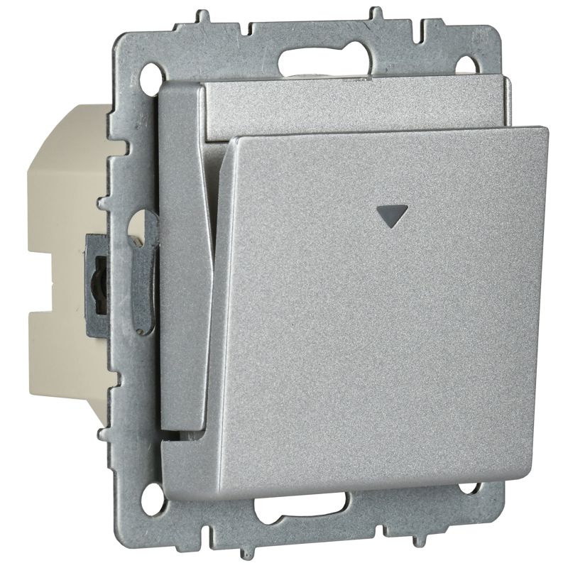 BRITE Выключатель карточный 30А ВС10-1-8-БрА алюминий IEK