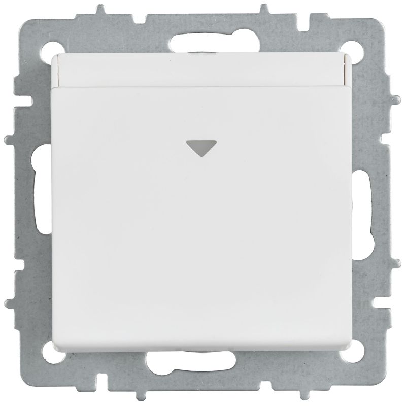 BRITE Выключатель карточный 30А ВС10-1-8-БрАБ арктический белый IEK