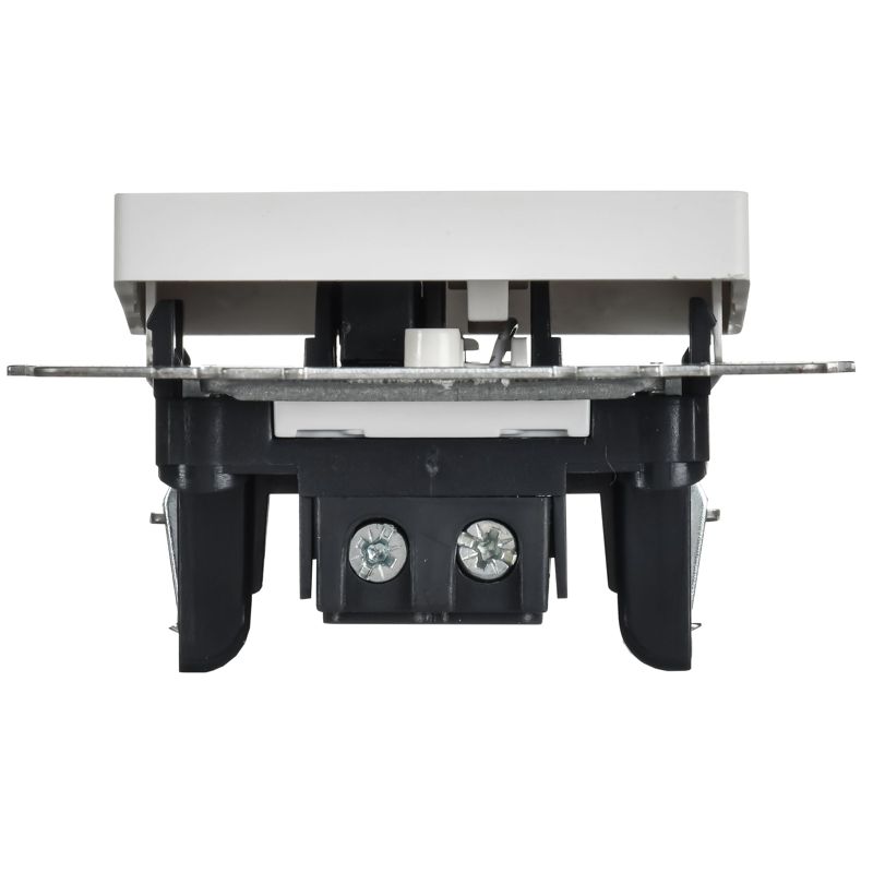 BRITE Выключатель 1-клавишный проходной с индикацией 10А ВС10-1-7-БрАБ арктический белый IEK