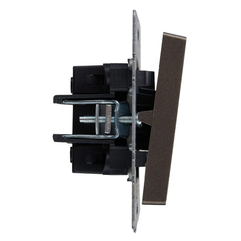 BRITE Выключатель 1-клавишный перекрестный 10А ВС10-1-3-БрТБ темная бронза IEK