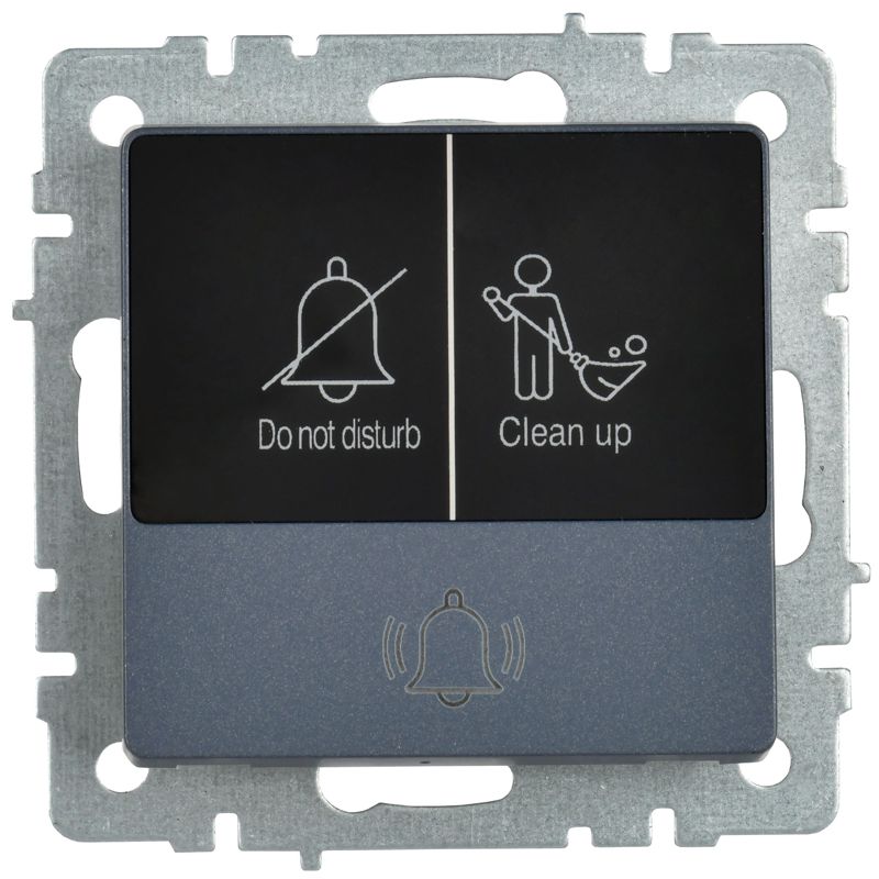 BRITE Кнопка звонка с индикацией для отелей 10А ВС10-1-9-БрМ маренго IEK