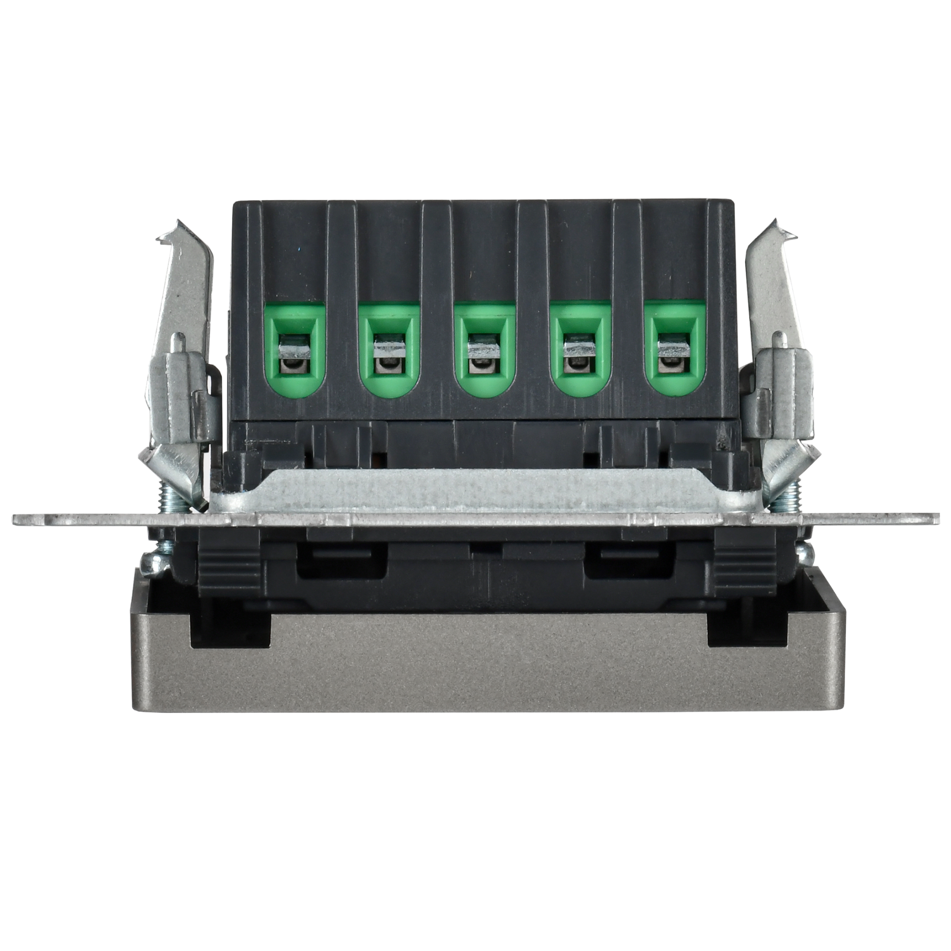 BRITE Кнопка звонка с индикацией для отелей 10А ВС10-1-9-БрС сталь IEK