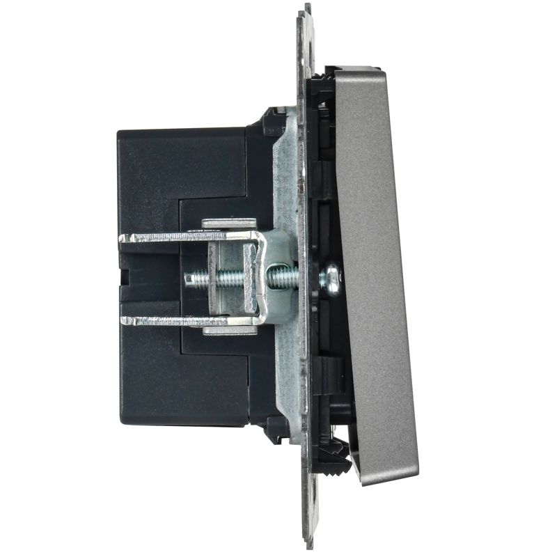 BRITE Кнопка звонка с индикацией для отелей 10А ВС10-1-9-БрС сталь IEK