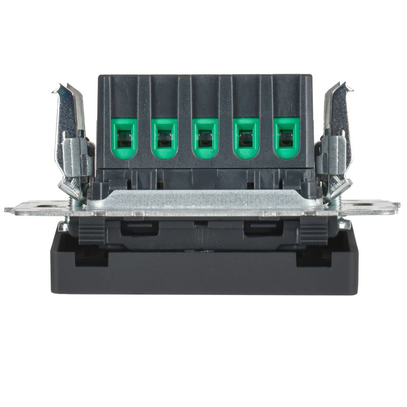 BRITE Кнопка звонка с индикацией для отелей 10А ВС10-1-9-БрГ графит IEK