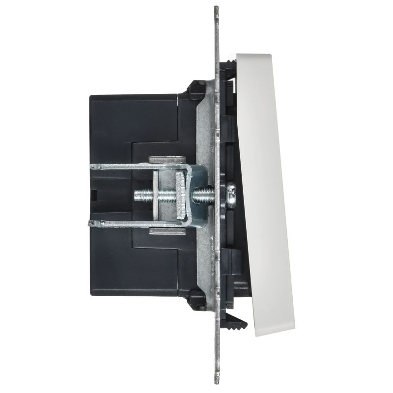 BRITE Кнопка звонка с индикацией для отелей 10А ВС10-1-9-БрАБ арктический белый IEK