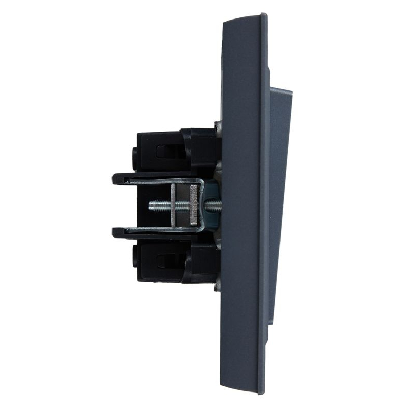 BRITE Выключатель 2-клавишный 10А в сборе ВСР10-2-0-БрМ маренго IEK