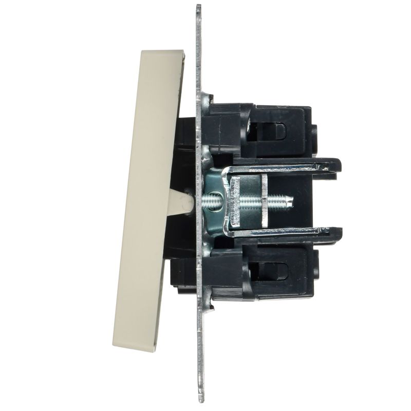 BRITE Выключатель 2-клавишный с индикацией для отелей 10А ВС10-2-9-БрКр бежевый IEK