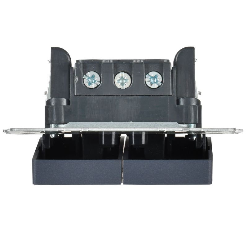 BRITE Выключатель 2-клавишный с индикацией для отелей 10А ВС10-2-9-БрМ маренго IEK