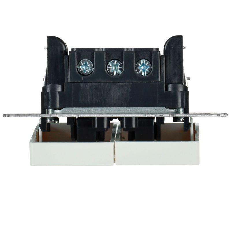 BRITE Выключатель 2-клавишный с индикацией для отелей 10А ВС10-2-9-БрЖ жемчуг IEK